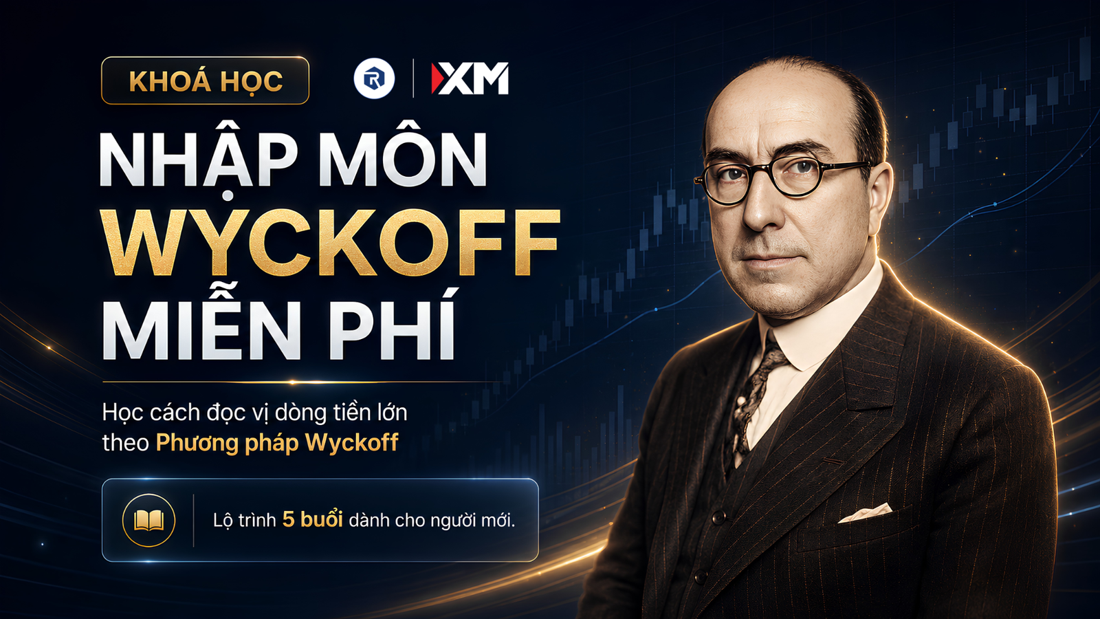 Khoá học Nhập Môn Wyckoff miễn phí - lộ trình 5 buổi dành cho người mới